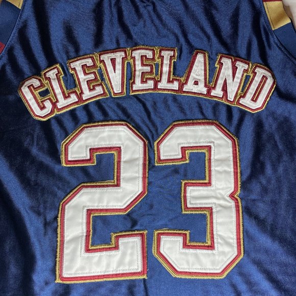 LeBron James Cleveland Cavaliers Blue #23 Jersey Function And Future Cavs 2XL - Picture 2 of 6
